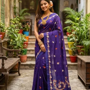 Embroidery Saree